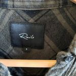 Rails  Pepper Plaid Button Down Shirt Olive Black Top Womens Size‎ S Photo 5