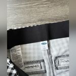 Old Navy Black and White Gingham Work Pants Photo 1