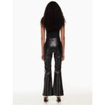 Aritzia Wilfred Black Faux Leather Cabaret Flare Pants Photo 8