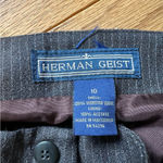 Herman Geist  Plaid Wool Lined Menswear Trousers Womens 10 New Photo 5