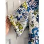 Anthropologie  Womens Small floral Boxy Button Up Short Sleeve Print Surf Shirt Photo 5