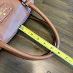 Kate Spade  Baxter Street Catalina Tan Caramel Leather Tote Bag Shoulder Work Photo 12