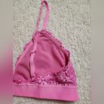 Aerie Ribbed Lace Padded Bralette Size S Photo 7