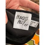 Princess Polly Black Velour Mini Bodycon Dress Size 4 Photo 5