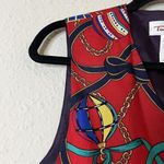 Talbots  Vintage Christmas Ornament Ugly Vest Women’s Size Small Holiday Photo 5