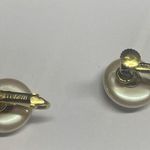 Monet Lot Of 3 Gold Tone Clip On Clip-on Signed Marvella Richelieu Photo 3