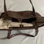 Gucci Vintage Tote Bag 247209 Diamante Shoulder Bag Brown Leather Photo 10