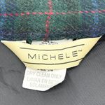 Vtg 80s Michele Plaid Skirt Size 14 Academia Preppy Heritage Old Money Modest Green Photo 7