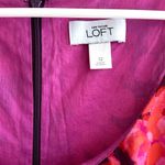 Loft Ann Taylor  Sheath Dress with Black Stretch Band Belt, Size 12 Photo 4