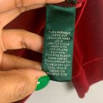 Lauren Ralph Lauren Women’s Medium Velvet Crest Zip Jacket Rich Red Glam Street Photo 9