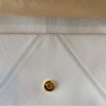 Joy Mangano “Joy Chic”White Leather Satchel, Handbag With RFID NWOT White Photo 3