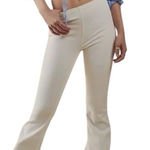 Free People Penny Pull On Flare Jeans size 30 Cream Ivory Photo 0