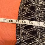 Cato Women’s Pants Large Black Geometric Wide Leg Lounge Casual Stretch Elastic Photo 8