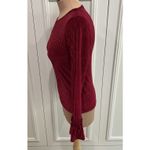 The Fifth Label  Burgundy Ribbed Velvet Top‎ Size XS Bell Sleeve Holiday Stretchy Photo 5