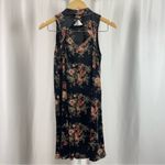 Ginger G Small Velvet Floral High Neck Diamond Open Back Formal Mini Dress Photo 1