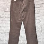 Talbots Brown/Taupe Corduroy Pants Straight Leg sz 14P high waisted full length Photo 1