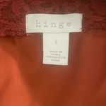 Hinge  Lace Skirt Elastic Waist Lined Size Large L Rust Orange Photo 5