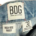 BDG Urban Outfitters High Rise Baggy Blue Jeans Size 30 Denim Boho Casual Photo 2