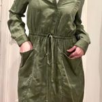 Lucky Brand Green Soft Denim Dress Photo 4