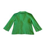 Minnie Rose Cotton Blend Shrunken Blazer Jacket Soft Golf Green Size XS Women's Photo 6
