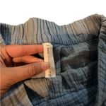 Daily Practice by Anthropologie gauzy beach shorts blue size S Photo 2