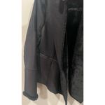 Alfani  Womens Faux-Shearling-Lined Moto Jacket Black Size Large Photo 5