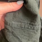 ZARA ✨ Emerald Green Gauze Button Down Linen/Cotton Sz XXL Shirt✨ Photo 4