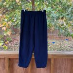 Sigrid Olsen  Women's 100% Linen Dark Blue Pull On Pants Size M Photo 1