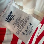 Lands' End  Stripe Chlorine Resistant X-Back One Piece Swimsuit Plus Size 18 NWT Photo 8