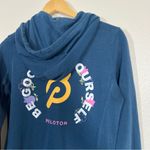 Peloton  Blue Ultimate Fleece Full Zip Hoodie Photo 4