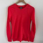Sweaty Betty Wool Blend Orange Long Sleeve Top Shirt Active Athleisure XS Photo 0