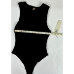 NWT Mano B Black Ribbed Bodysuit Sleeveless Cutout One Piece Small S Photo 8