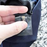 T Tahari  Navy Pencil Skirt Photo 7