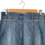 Pilcro  Slim Denim Midi Skirt size 6 Anthropologie Button Front Photo 6