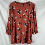 MELLODAY  Floral Smock 3/4 Sleeve V-neck Blouse 1X Photo 3