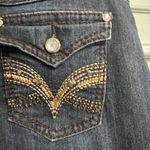 Earl Jean Earl Jeans Sz 4 Embellished Flap Pockets Jeans y2K Dark Wash Photo 5