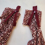 Ted Baker  London Vallyy Midi Dress size 10 Maroon/Pink Photo 12