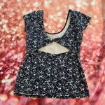 Garage Floral Twist Back Top Photo 3