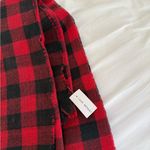Lane Bryant  Red Black Checkered Plaid Scarf Holidays Christmas New Year NWT Photo 4