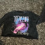 JOURNEY | ACID WSH | LONG SLEEVE | CROP BAND TEE medium Gray Photo 1