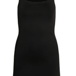 Tiger Mist Black Simple Elegant Hugo Bodycon Flare Dress Photo 5