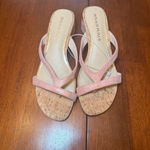Donald Pliner‎ NEW Mida Strappy Thong Sandals Heels Pink Size 7.5 Photo 1