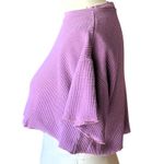 MARIKA Women's Activewear Purple Workout Ribbed Exercise Crop Top ~ L/XL ? Size L Photo 3