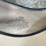 Nine West Elanao Suede Pump Heel Shoes Buckle Strap Size 6.5 Black Photo 10