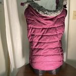 Green Tea Women's Purple Puffer Vest size L Photo 4