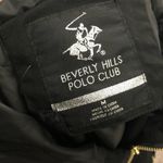 Beverly Hills Polo Club  Hooded Jacket Black Zip Front  Size M NWT Photo 6