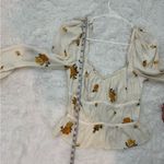 Reformation Plath in Constance Cream Floral Blouse Size S Photo 12