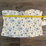 ORIGINALITY floral rosette tube top Blue Size XL Photo 6
