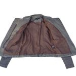 ABS Allen Schwartz NWT ABS by Allen Schwartz gorgeous rustic embroidered faux leather jacket. Sz M  Photo 7