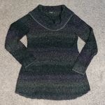 prAna Chunky Knit Hunter Tunic Long Sleeve Cowl Neck Wool Blend Sweater Large Photo 2